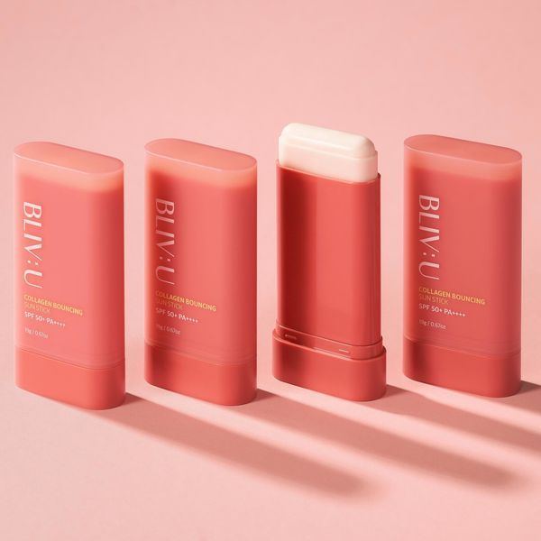 Сонцезахисний стік з колагеном BLIV:U Collagen Bouncing Sun Stick SPF 50+ PA++++, 19 г NC002367 фото