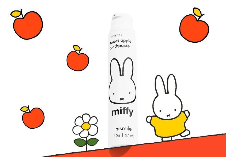 Зубна паста зі смаком солодкого яблука Hismile Miffy Toothpaste, 60 г NC003895 фото