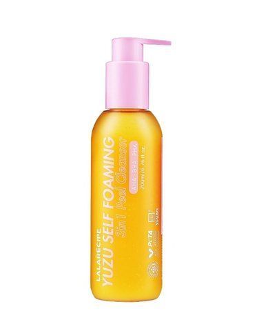 Освітлююча пінка для вмивання з екстрактом юдзу 3в1 LALARECIPE Yuzu Vita C Self Foaming 3in1 Cleanser, 200 мл NC003305 фото
