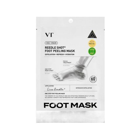 Пілінг-маска для ніг з AHA-кислотами і мікроголками VT Cosmetics Reedle Shot Foot Peeling Mask, 40 мл NC004132 фото