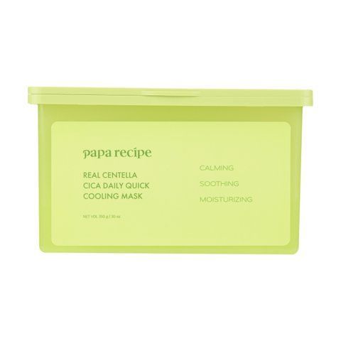 Упаковка заспокійливих масок з екстрактом центелли Papa Recipe Real Centella Cica Daily Quick Cooling Mask, 30 sheets NC003737 фото