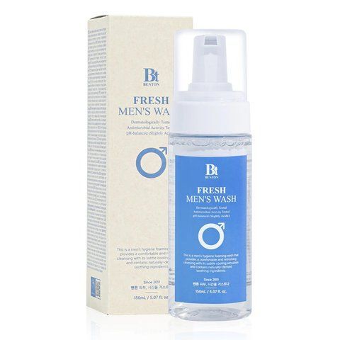 Освіжаюча пінка для інтимної гігієни чоловіків Benton Fresh men's wash, 150 мл NC002592 фото