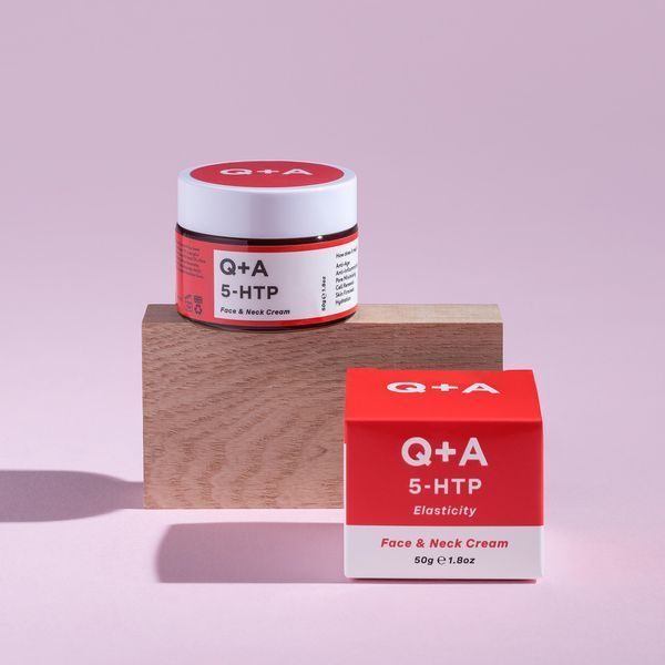 Розгладжуючий крем для обличчя та шиї Q+A 5-HTP Face & Neck Cream, 50 г NC000190 фото