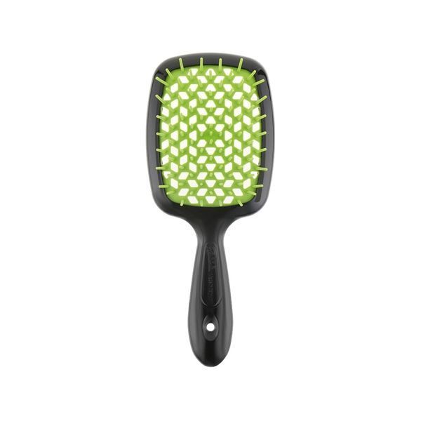 Гребінець для волосся Janeke Superbrush чорний із зеленим NC000615 фото