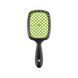 Гребінець для волосся Janeke Superbrush чорний із зеленим NC000615 фото 2