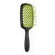 Гребінець для волосся Janeke Superbrush чорний із зеленим NC000615 фото
