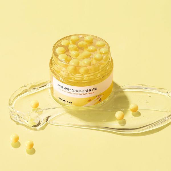 Освітлювальний крем з капсулами ROUND LAB Vita Niacinamide Glow Capsule Cream, 50 мл NC004094 фото