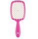 Гребінець для волосся Janeke Superbrush малиновий з білим NC000616 фото