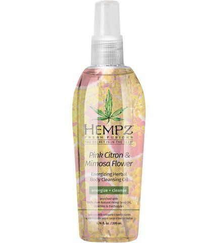 Очищувальна олія для душу рожевий лимон та мімоза Hempz 200мл NC001882 фото