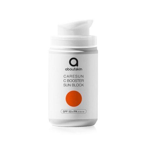 Антиоксидантний сонцезахисний крем С About skin Caresun C Booster Sun Block SPF50+/PA++++, 30 мл NC004056 фото