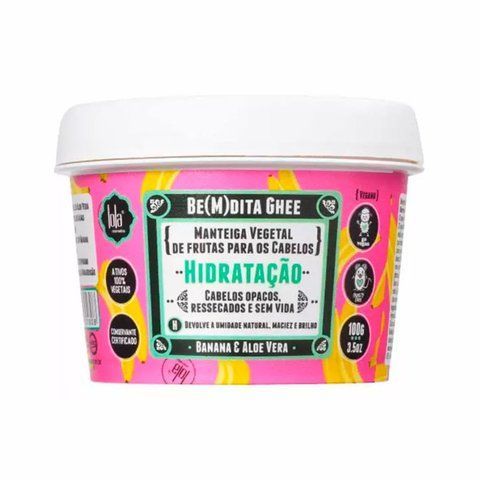 Маска зволожуюча Lola From Rio Be(M)dita Ghee Hidrata&ccedil;&atilde;o Banana e Aloe Vera Mask, 100 г NC001253 фото