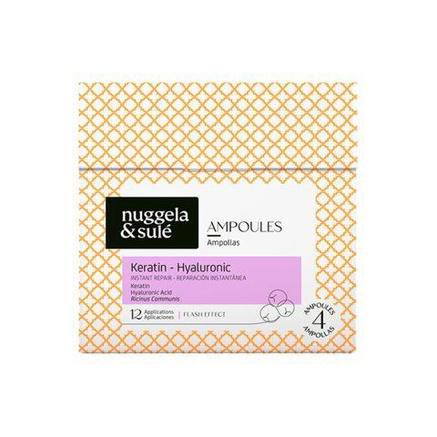 Набір ампул для волосся з кератином та гіалуроновою кислотою Nuggela & Sul&eacute; Hair Keratin Hyaluronic Ampoule Pack, 4х10 ml NC002929 фото