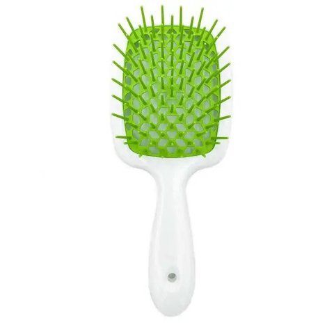 Гребінець для волосся Janeke Superbrush білий із зеленим NC000617 фото