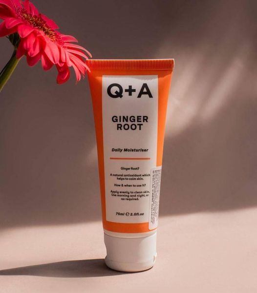 Зволожуючий крем для обличчя на основі кореня імбиру Q+A Ginger Root Daily Moisturiser, 75 ml NC000234 фото
