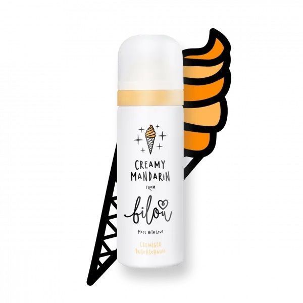 Міні-пінка для душу Bilou Creamy Mandarin 50 мл NC002845 фото