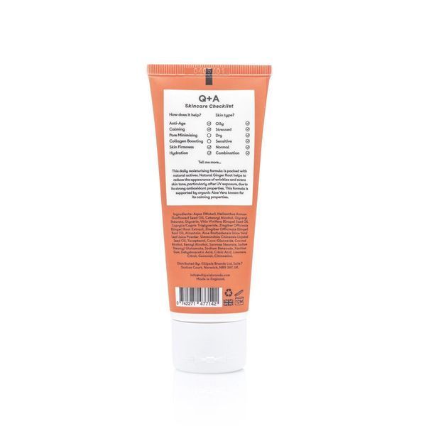Зволожуючий крем для обличчя на основі кореня імбиру Q+A Ginger Root Daily Moisturiser, 75 ml NC000234 фото