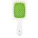 Гребінець для волосся Janeke Superbrush білий із зеленим NC000617 фото