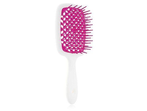 Гребінець для волосся Janeke Superbrush білий із рожевим NC000618 фото