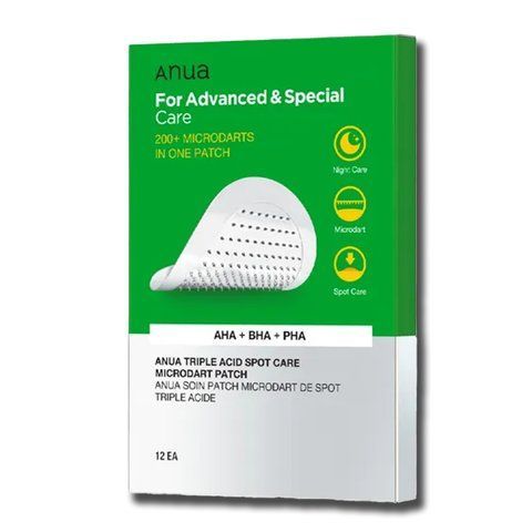 Патчі проти прищів з кислотами Anua Triple Acid Spot Care Microdart Patch, 12 шт NC003859 фото