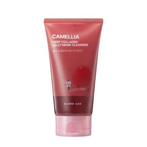 Очищувальний гель-маска з екстрактом камелії та колагеном ROUND LAB Camellia Deep Collagen Jelly Mask Cleanser, 150 мл NC004095 фото