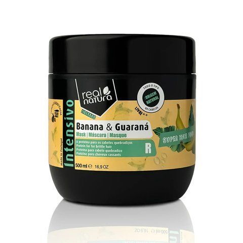 Маска для ламкого та слабкого волосся Real Natura SUPER HAIR FOOD BANANA E GUARAN&Aacute;, 500 мл NC004135 фото