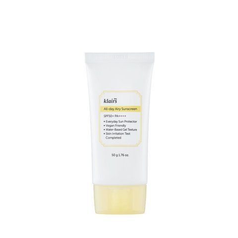 Сонцезахисний крем Dear, Klairs All-day Airy Sunscreen SPF 50+ PA++++, 50 мл NC001120 фото
