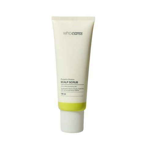 Кислотний скраб-пілінг для шкіри голови WhoCares Pumpkin Protein Scalp Scrub, 180 мл NC004250 фото