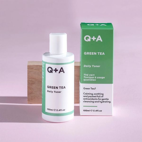 Тонер заспокійливий для обличчя з зеленим чаєм Q+A Green Tea Daily Toner, 100ml NC000183 фото