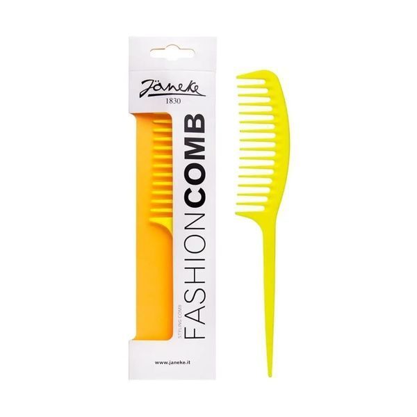 Гребінець для волосся Janeke Fashion Comb жовтий NC002630 фото