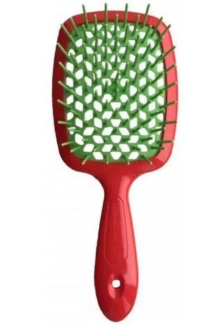 Гребінець для волосся Janeke Superbrush червоний із зеленим NC000619 фото