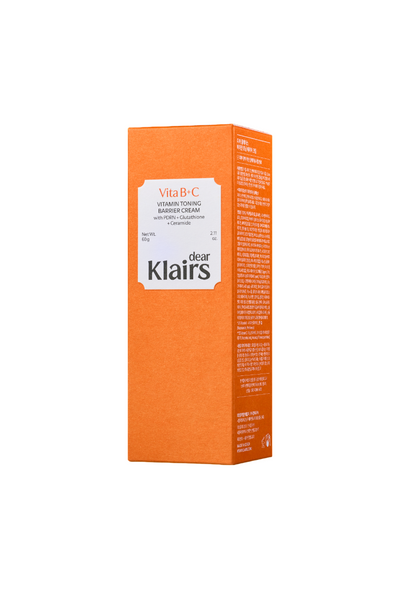Вітамінний тонізуючий бар&rsquo;єрний крем Dear Klairs Vitamin Toning Barrier Cream, 60 мл NC004209 фото