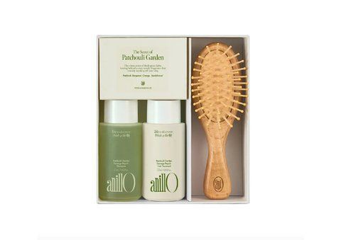 Набір для волосся ANILLO Patchouli Garden Damage Repair Hair and Brush Set, 55 мл + 55 мл NC004376 фото