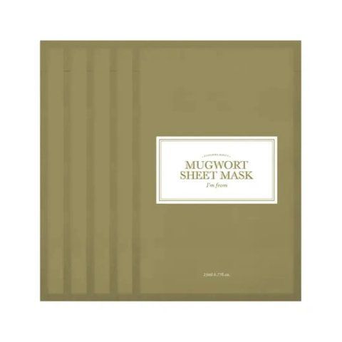 Заспокійлива тканинна маска з екстрактом полину I'M FROM Mugwort Sheet Mask 23 мл*5 шт NC002763 фото