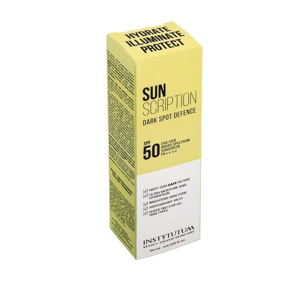 Сонцезахисний крем INSTYTUTUM Sunscription Dark Spot Defence SPF 50, 50 мл NC003354 фото