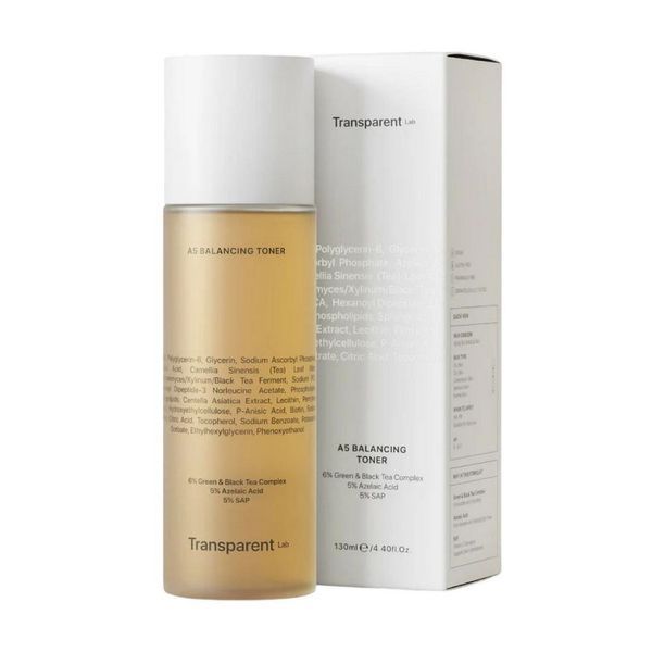 Балансуючий тонер з антиоксидантною та очищувальною дією TRANSPARENT-LAB A5 Balancing Toner, 130 мл NC003820 фото