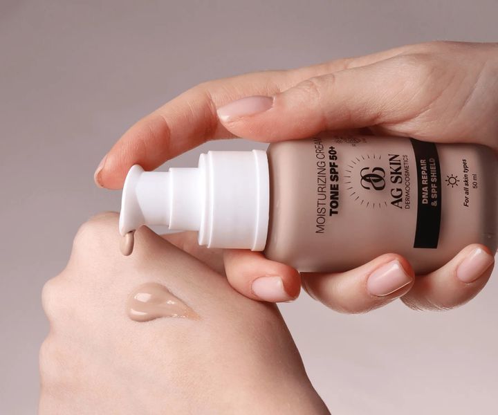 Зволожуючий крем з тоном №1 SPF 50+ AG SKIN Moisturising Cream Tone №1 SPF 50+, 50 мл NC004624 фото