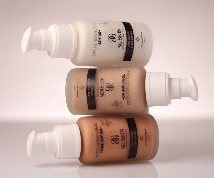 Зволожуючий крем з тоном №1 SPF 50+ AG SKIN Moisturising Cream Tone №1 SPF 50+, 50 мл NC004624 фото