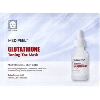Відбілювальна тонізувальна маска для обличчя Medi-Peel Glutathione Toning Tox Mask, 25ml NC003395 фото