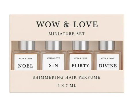Набір мініатюр парфумів для волосся WOW&LOVE Shimmering Hair Parfume Miniature Set, 4 шт х 7 мл NC004298 фото