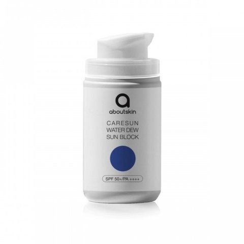 Зволожуючий сонцезахисний крем About skin CareSun Water Dew Sun Block SPF50+/PA++++, 30 мл NC004058 фото