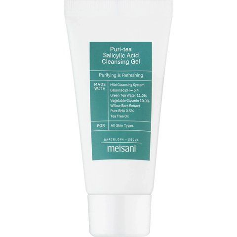 Гель для вмивання з саліциловою кислотою Meisani Puri-Tea Salicylic Acid Cleansing Gel, 30 мл NC003576 фото