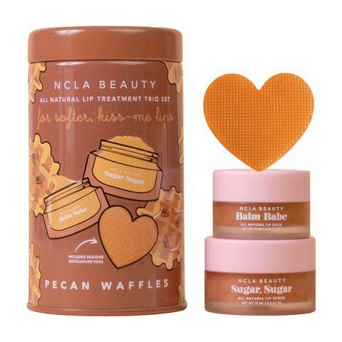 Подарунковий набір для догляду за губам &laquo;Вафлі з пеканом&raquo; NCLA BEAUTY Pecan Waffles Lip Care Set NC003063 фото