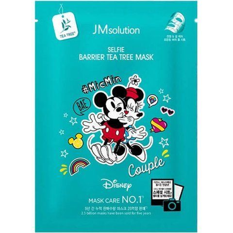 Тканинна маска для обличчя протизапальна з екстрактом чайного дерева JMsolution Disney Collection Selfie Barrier Tea Tree Mask, 30 ml NC001533 фото