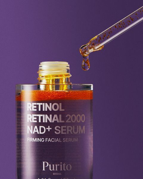Вечірня ретиноїдна сироватка для рівнішої текстури шкіри PURITO Seoul Retinol Retinal 2000 NAD+ Serum, 30 мл NC004754 фото