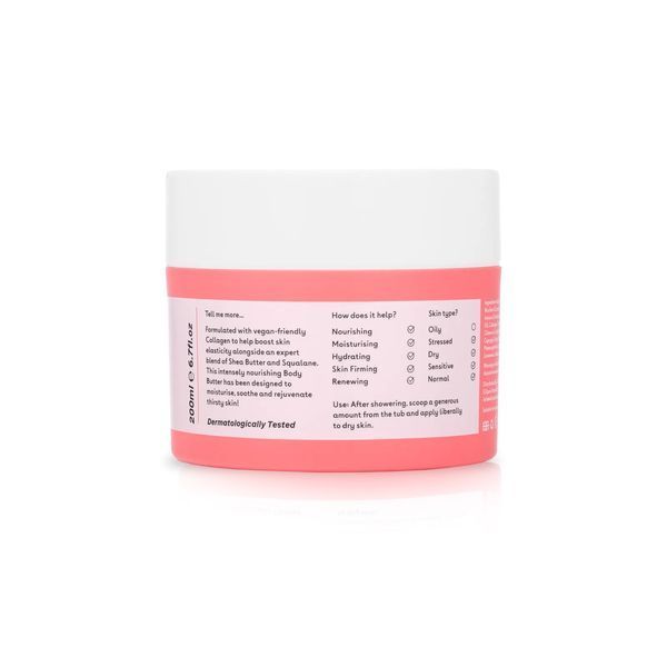 Зволожуючий баттер з колагеном Q+A Collagen Body Butter, 200 мл NC002641 фото