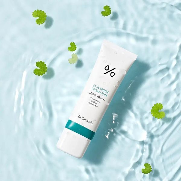 Сонцезахисний веганський крем з центелою азіатською Dr.Ceuracle Cica Regen Vegan Sun SPF50+/PA++++, 50 мл NC001159 фото