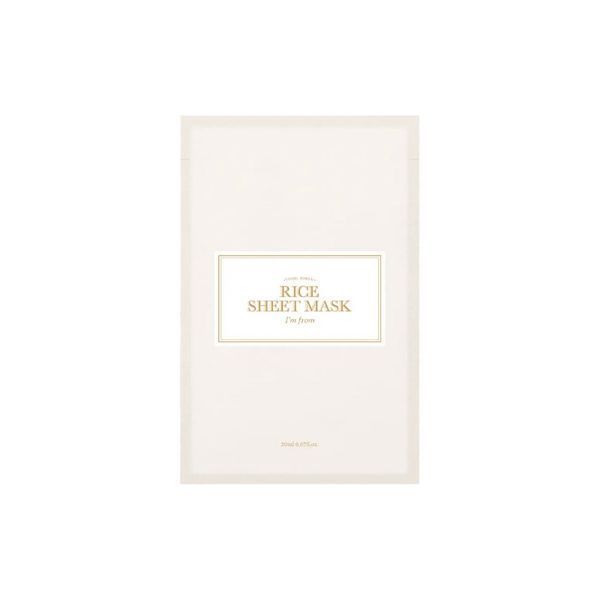 Зволожуюча тканинна маска з екстрактом рису I'M FROM Rice Sheet Mask 20 мл*5 шт NC002764 фото