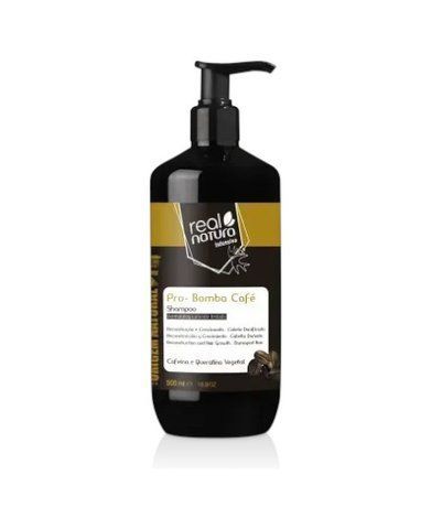 Шампунь для відновлення і росту волосся Real Natura PRO-BOMBA CAFE, 500 мл NC003939 фото