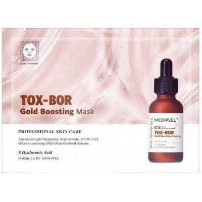 Поживна маска для підвищення пружності шкіри Medi-Peel Tox-bor Gold Boosting Mask, 25ml NC003396 фото