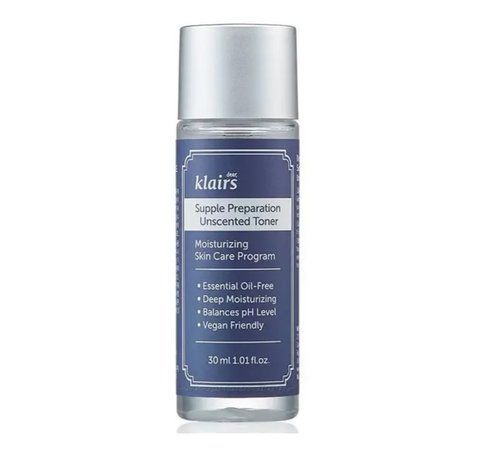 Зволожуючий тонік без ароматизатора DEAR, KLAIRS Supple Preparation Unscented Toner 30мл NC002332 фото